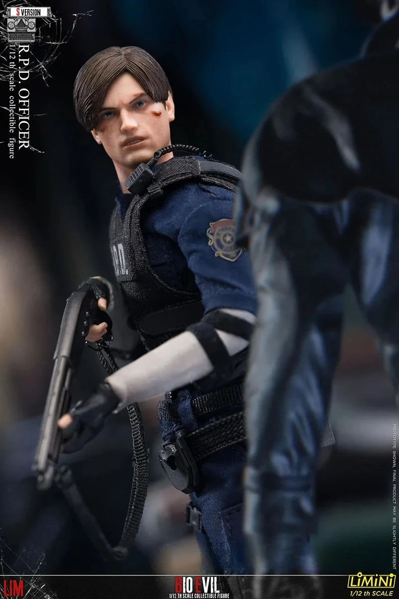 LIMTOYS LiMiNi 1/12 Scale Collectible Figure Leon Kennedy RPD Police Officer Dolls Full Set 6inch Men Soldier Action Figure Body