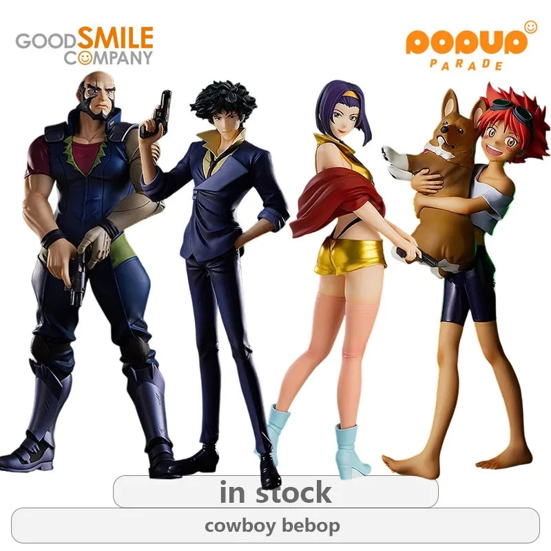 GSC original POP UP PARADE cowboy bebop  Series Spike Spiegel\Ed and Ain\Fei Valentin Anime Not movable Figure statue Model Toys