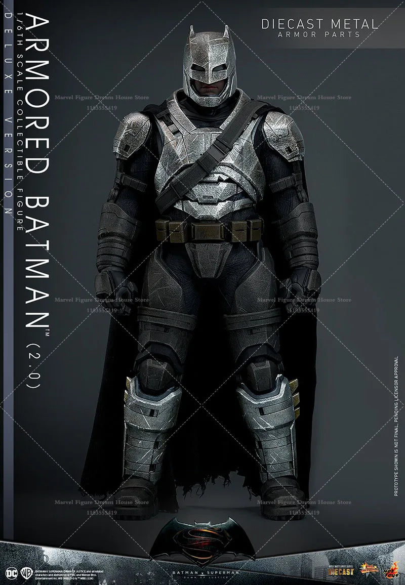 1/6 Scale Wayne Heavy Armor Alloy 12-inch Full Set Action Figure Soldier Height About 33CM HOTTOYS HT MMS742D62 2.0 Normal Ver