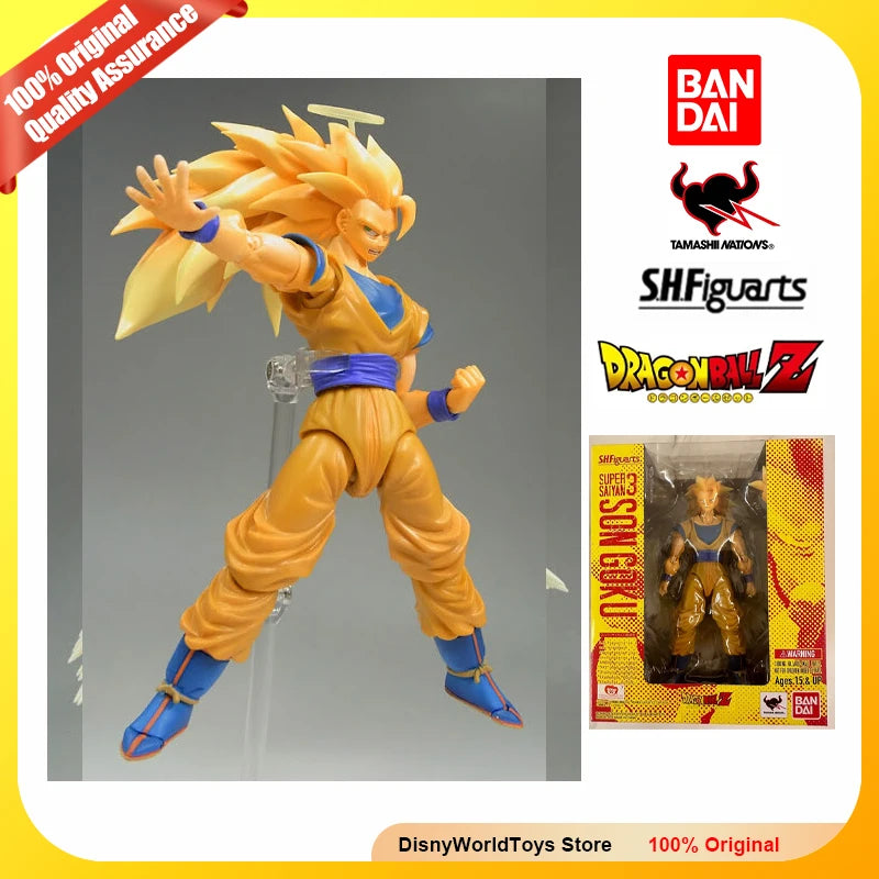 100% Original Bandai S.H.Figuarts Shf Dragon Ball Z Super Saiyan 3 Son Goku 1.0 Genuine In Stock Figure Model Toys