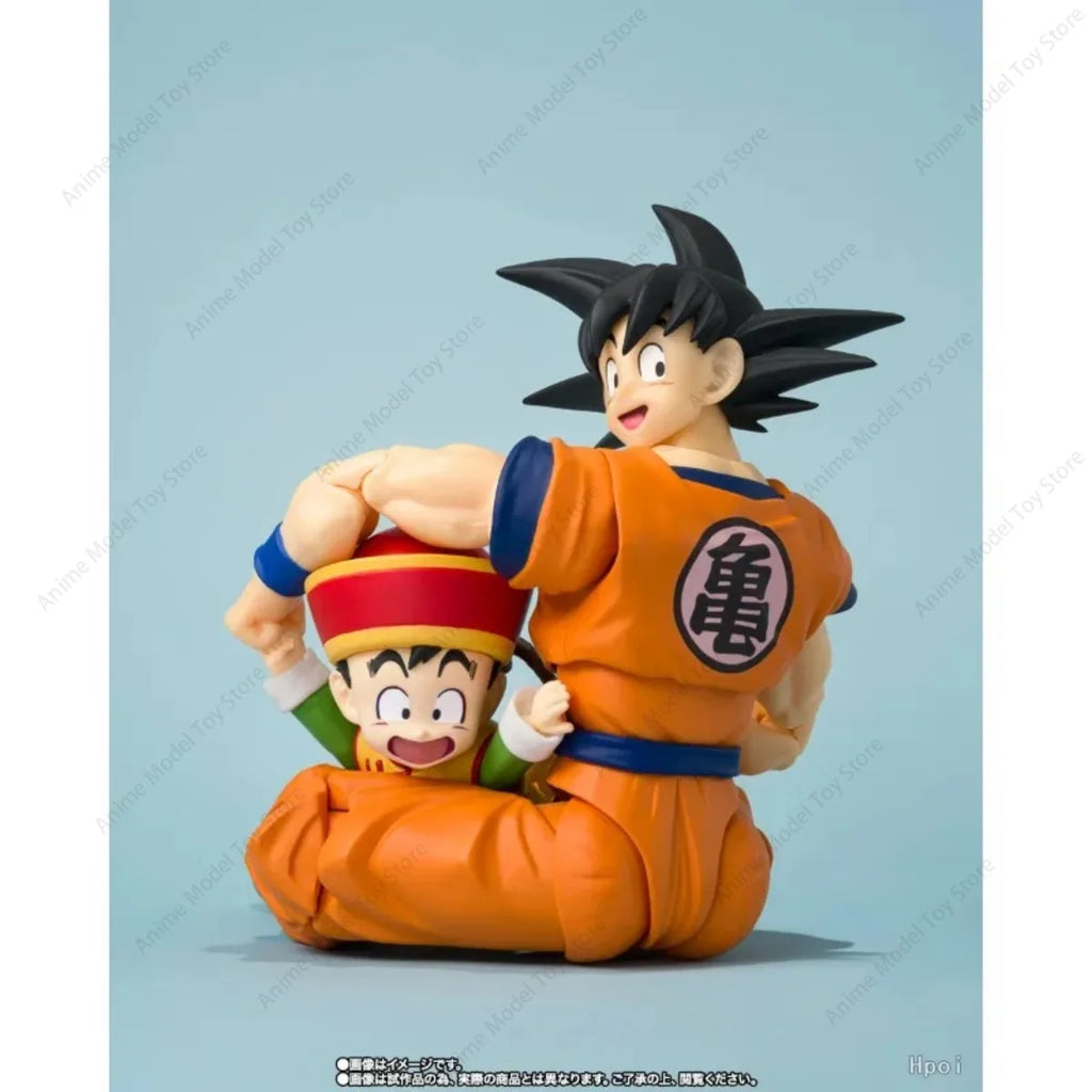 Original Bandai in Stock Genuine Figures Dragon Ball S.H.Figuarts Z Goku & Gohan Kid Ver. & Kintoun Anime Model Kits Action Toy