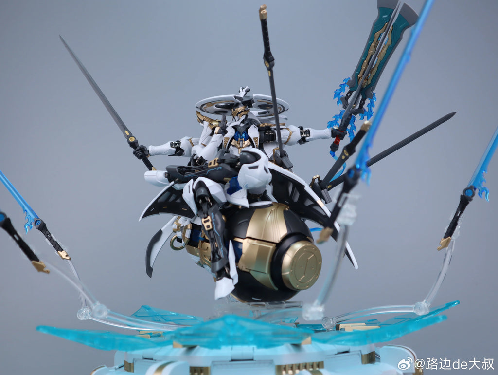 SUNDAY HOBBY Xiao Yao Zi Mechanical Gourd 1/100 22cm Alloy Skeleton Assembly Model With Collectible Robot Toy