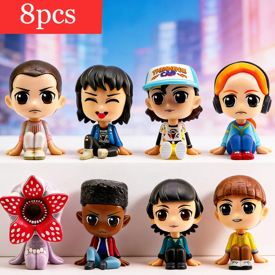 Anime Figure Jane Ives/Will Byers/Mike Wheeler Action Figure Cosplay Vinyl ornament Figures Toy New Year gift