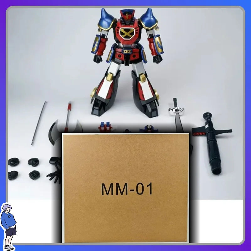 In Stock MM-01 POSE+ SENGOKU MAJIN GOSHOGUN Macron 1 Movable Model Toys Demon Model Planet War-god