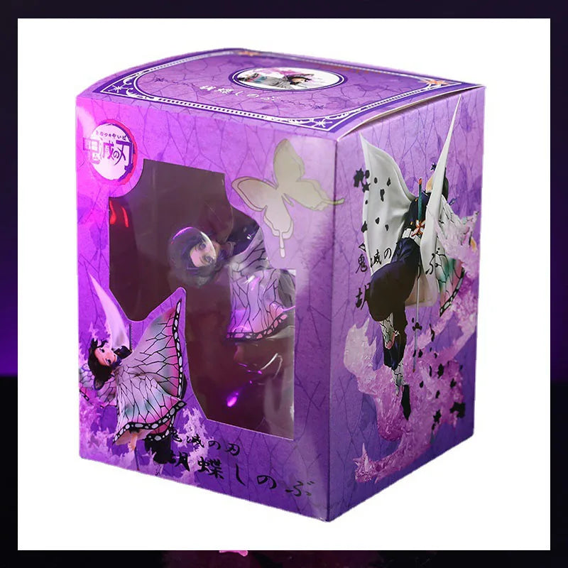 Anime Demon Slayer Kawaii Cute Kochou Shinobu Cartoon Action Figures Model Collectible Ornament Toy Accessories Holiday Gift