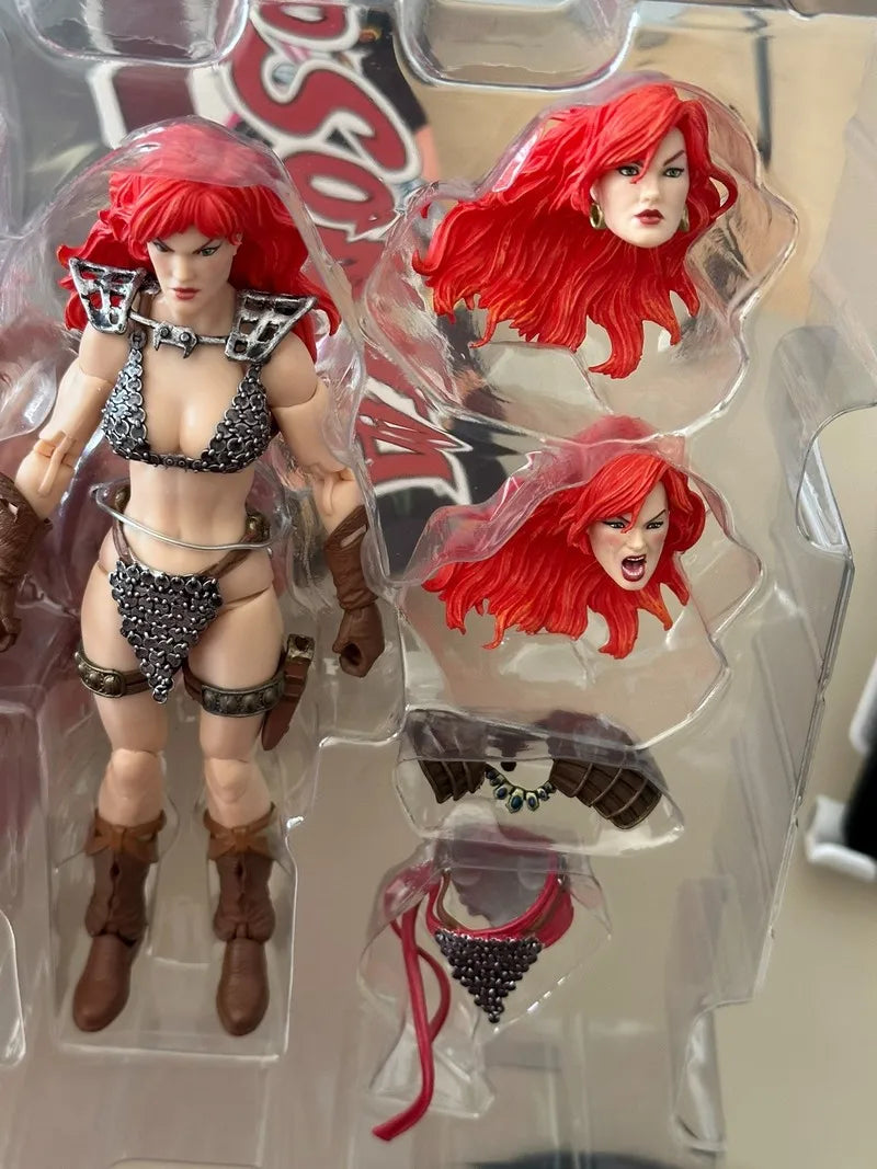 original BFS Boss Fight Studio 1/12 Action Figure Red Sonja 50th Anniversary EPIC H.A.C.K.S. figure toy