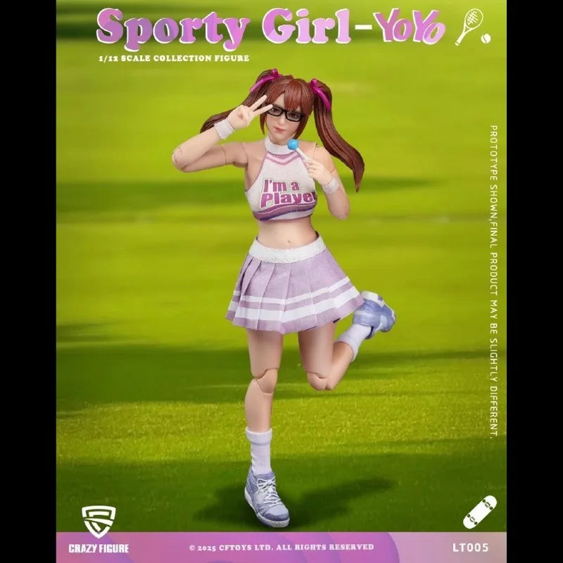 【IN STOCK】Original Box Sports Girl Yoyo 1/12 Action Figure Toy Gift Collection Fan Hobby