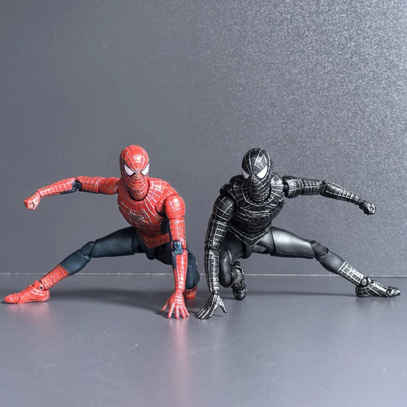Spiderman 2099 Action Figure Black Suit Tobey Garfield Spider Man 3 Ml Legends Ct Toys Shf Venom Figuras S.H.Figuarts Model Gift