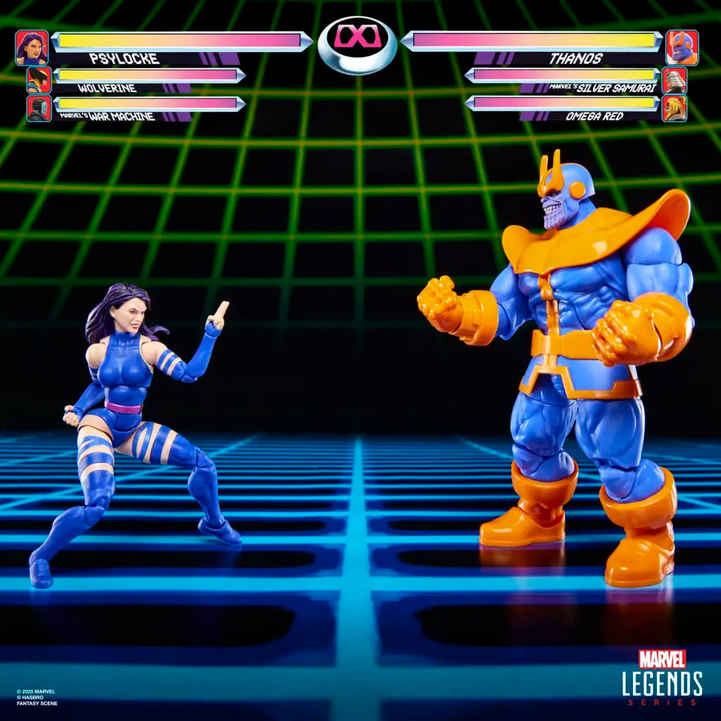 Marvel Legends Psylocke VS Thanos MVC 2pack Target Deluxe Exclusive 6" Action Figure