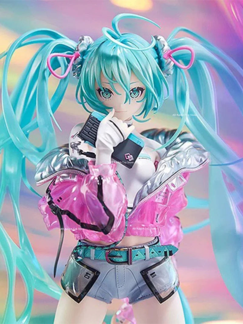Hatsune Miku Anime Figure - Miku Yoneyama Mai Action Figurine Kawaii Doll Collectible Model Toy for Desk Decoration Gift