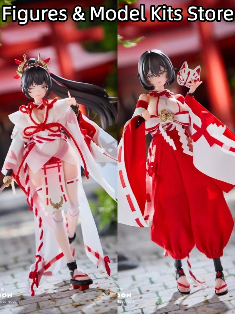 Sushing Battle Witch Sakura Platycodon 1/12 Action Figurine Collection Statue Desk Ornaments