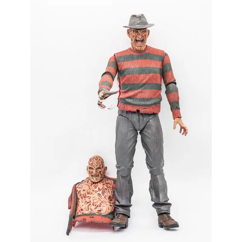 1/4 Nightmare Ghost Street Fredy Revenge Movable Joint Action Figure 45cm Devil Replacable Wears Model Toys Collect Ornaments