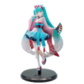 Hatsune Miku Desktop Cute Action Figure 25cm New Tokyo Series Kimono Anime Figurine Kawaii Girl Model Toy Gift