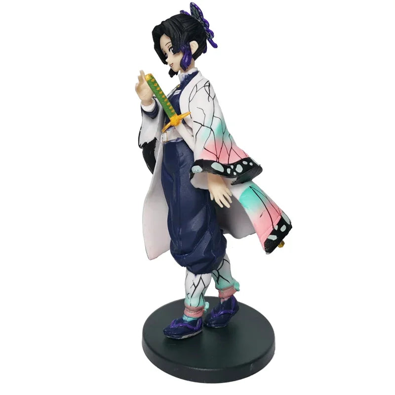 Anime Figure Demon Slayer Figures Kimetsu No Yaiba Doll Tanjiro Nezuko Zenitsu Figurine Inosuke Warrior Action Figure Model Toys