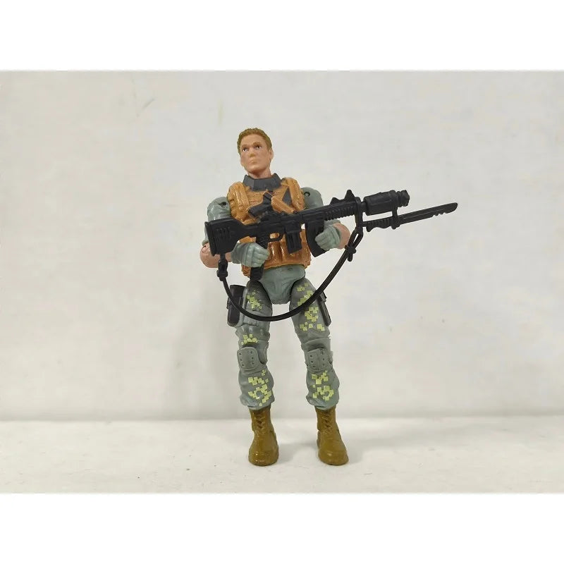 3.75" Gi Joe the trickshot logan chance w/5pcs Accessories Action Figure