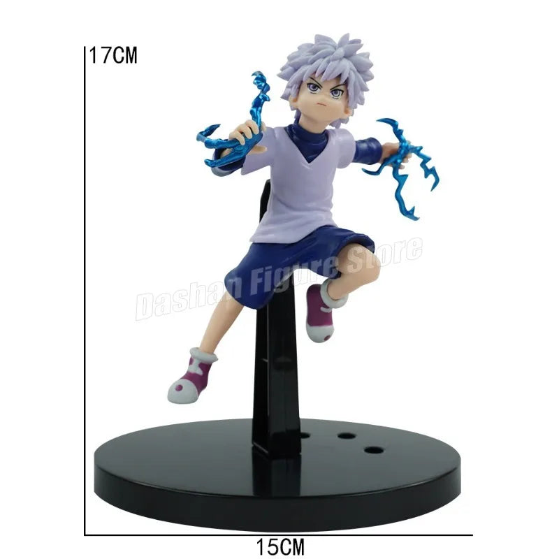 HUNTER x HUNTER Figures Chrollo Lucilfer Kurapika Killua Zoldyck GON FREECSS Action Figure Collection Car Accessories Model Toys