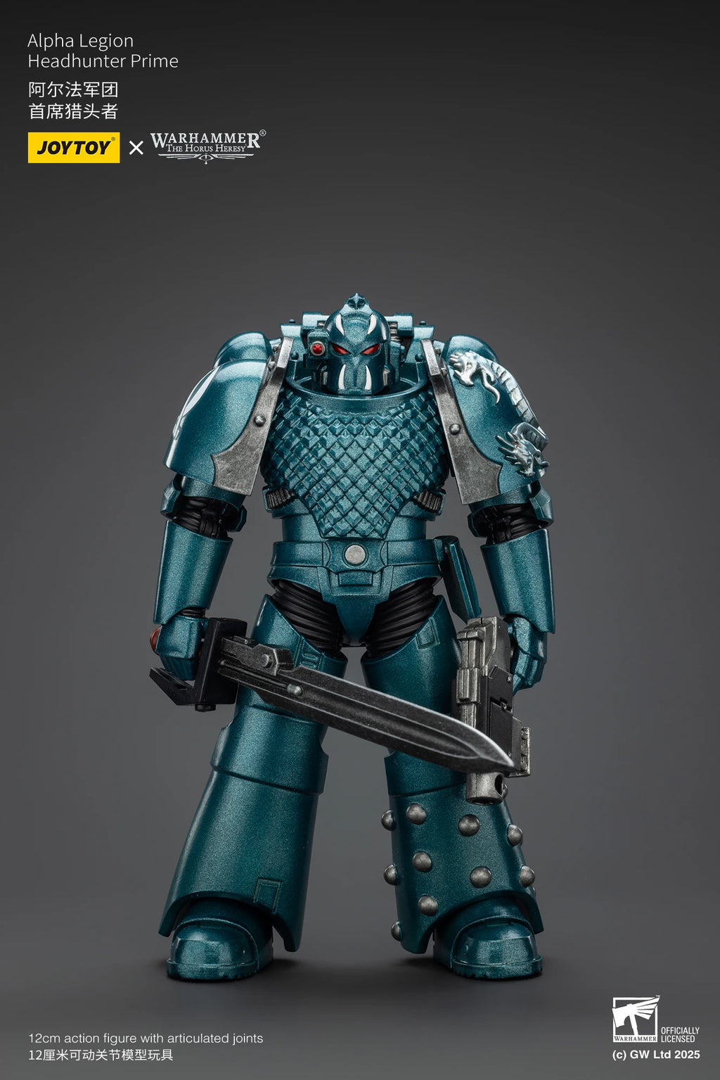 【Original】JOYTOY Warhammer 40K 1/18 Action Figure AlphaLegion Headhunter Prime Headhunter Exodus 'The One Who Is Many Toys