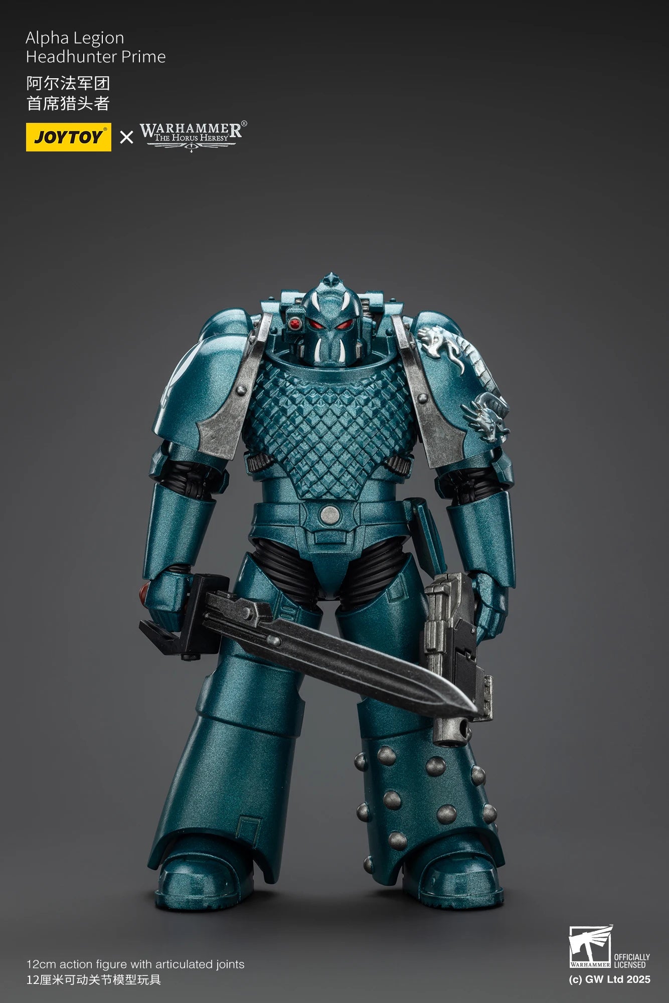 【Original】JOYTOY Warhammer 40K 1/18 Action Figure AlphaLegion Headhunter Prime Headhunter Exodus 'The One Who Is Many Toys