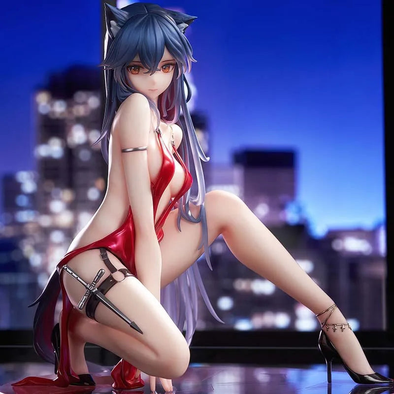 15cm Arknights Texas Full Dress Rhodes Island Game Girl Figure Model Statue Collection Desktop Decoration Ornament Toys Gifts