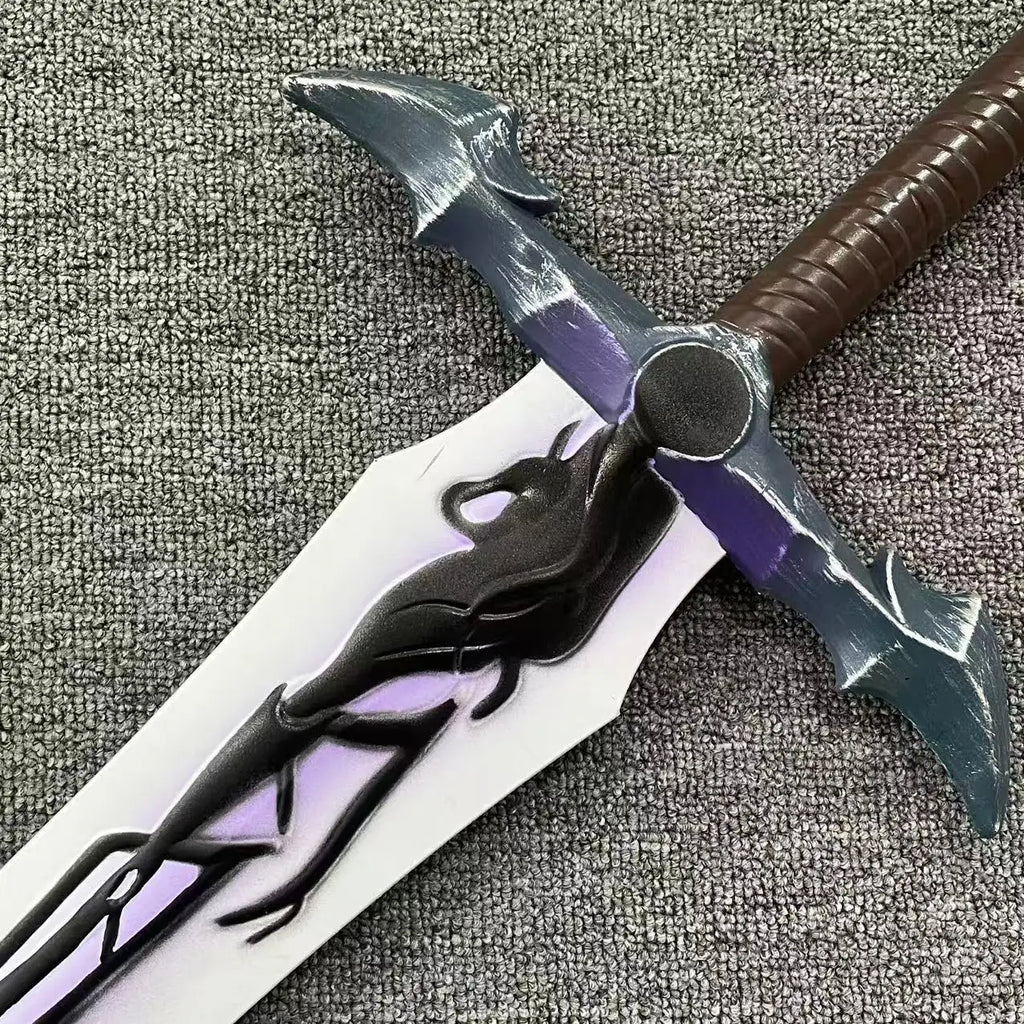 PU Großes Xiaoyu Cheng Katana Schwert Anime Solo Leveling Arise Cosplay Prop Ninja Messer Echte Größe Japanisches Katana Samurai Säbel