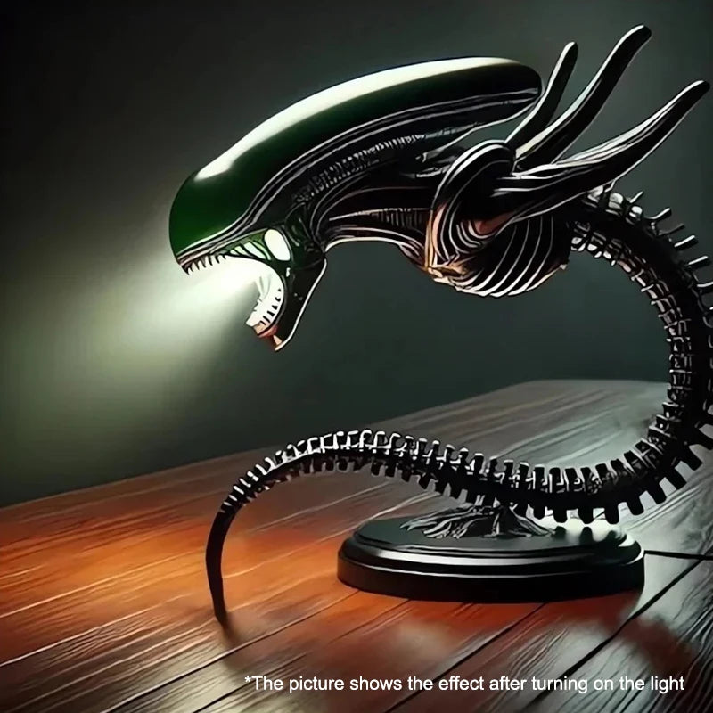 〔CC55〕Unique Alien Creature Lamp Stand, Bedroom Home Decorative Lamps, Resin Decoration Items Ornaments, Two Styles Optional,1pc