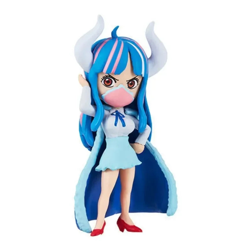 Bandai Original Gashapon One Piece Onepi No Mi 09 Nico Robin Rob Lucci Bon Clay Anime Action Figures Toys Gifts