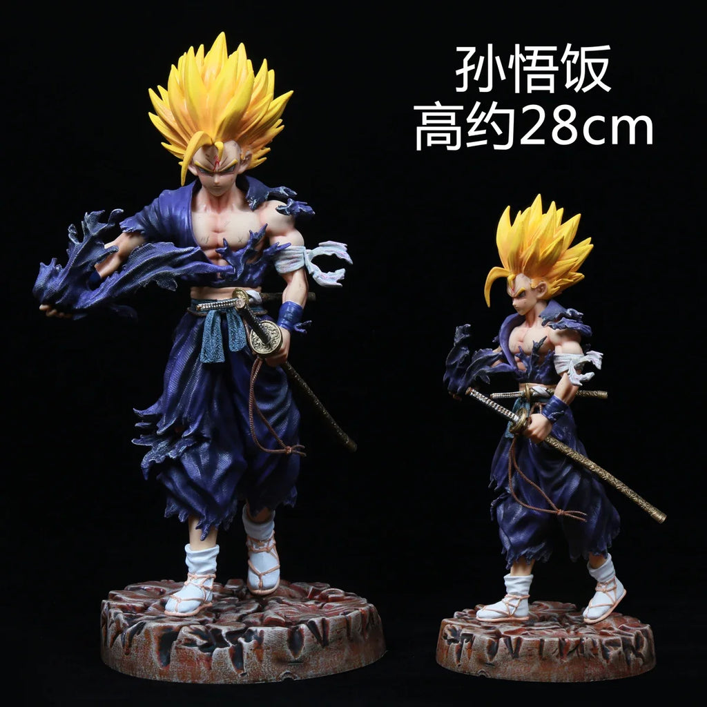 Нова 30 см Dragon Ball Аниме Фигурка Самурай Сон Гохан Гоку Броукбек Фигурка Супер Саян Модел Статуя Декорация Играчка Рожден Ден