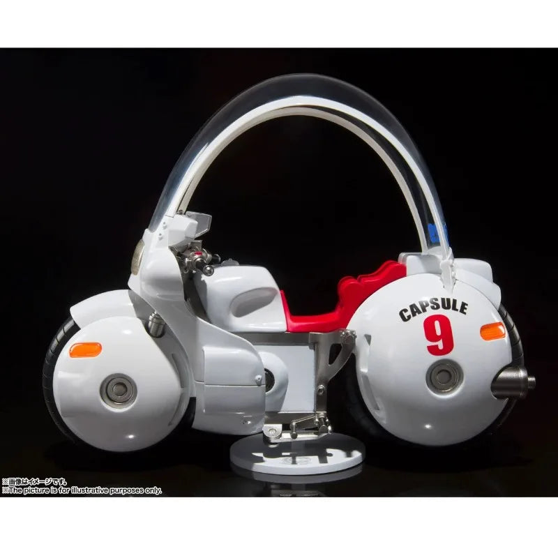 In Stock Genuine Bandai Dragon Ball Model Kit SHF Bulma's Motorcycle Hoipoi Capsule No9 Anime Action Figure Collection Model Toy