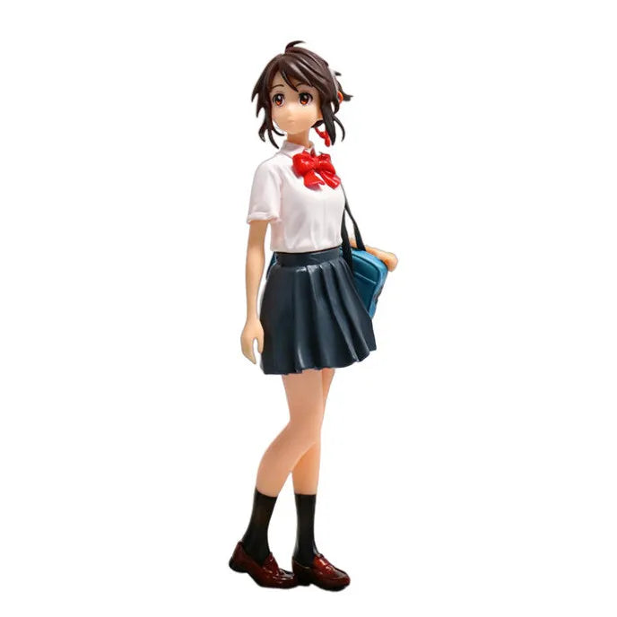 2023 New Anime Your Name 23cm Tachibana Taki & Miyamizu Mitsuha Figure Peripherals PVC Figurines Collectible Doll Toys Gifts