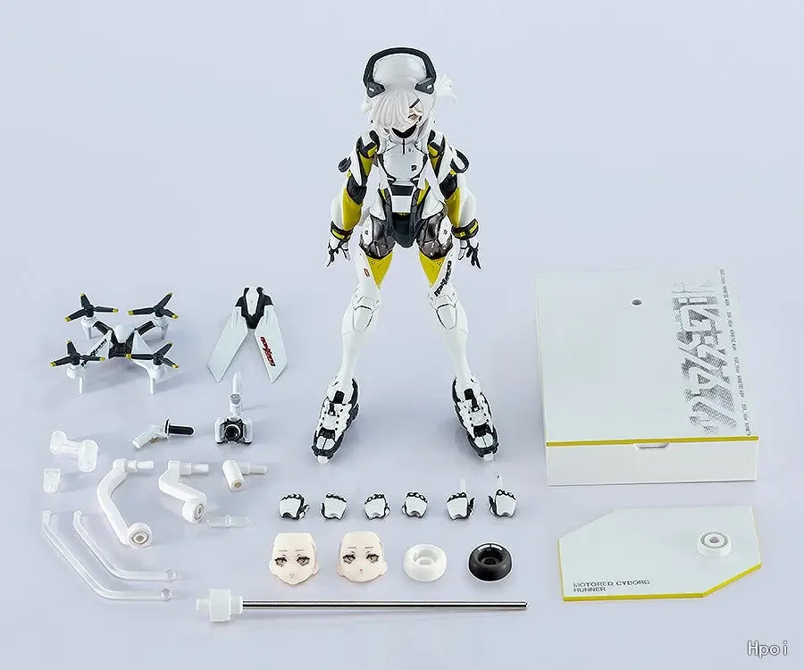 Original Sentinel Motored Cyborg Runner SSX_155ar KINETIC ASH 175mm PVC Collectible Action Figure
