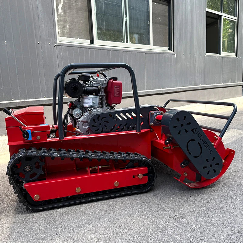Customized Hot Sale Crawler Robot  Self-propelled Garden Remote Control Flail  Mower