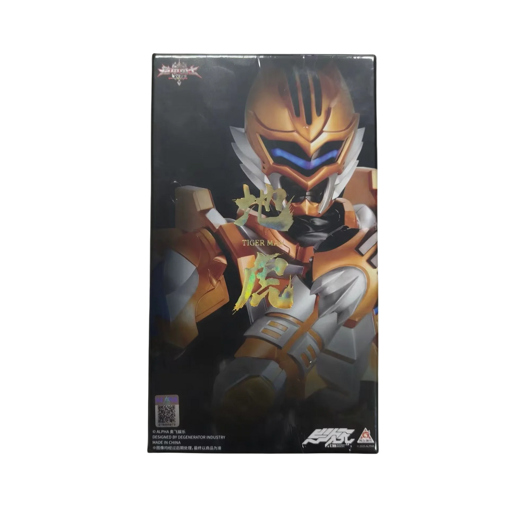 Genuine Armor Hero: Legend Of Light And Shadow Ainme Figure Earth Tiger Hero Action Figure Toy Gift