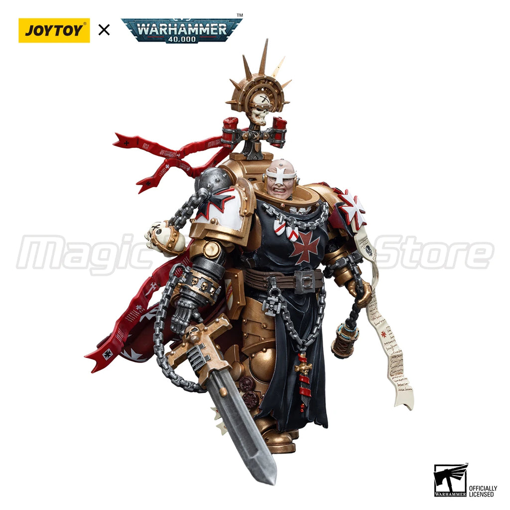 【MT】JOYTOY 1/18 Action Figure Warhammer 40K Black Templars High Marshal Helbrecht Model Toy Gift Collection