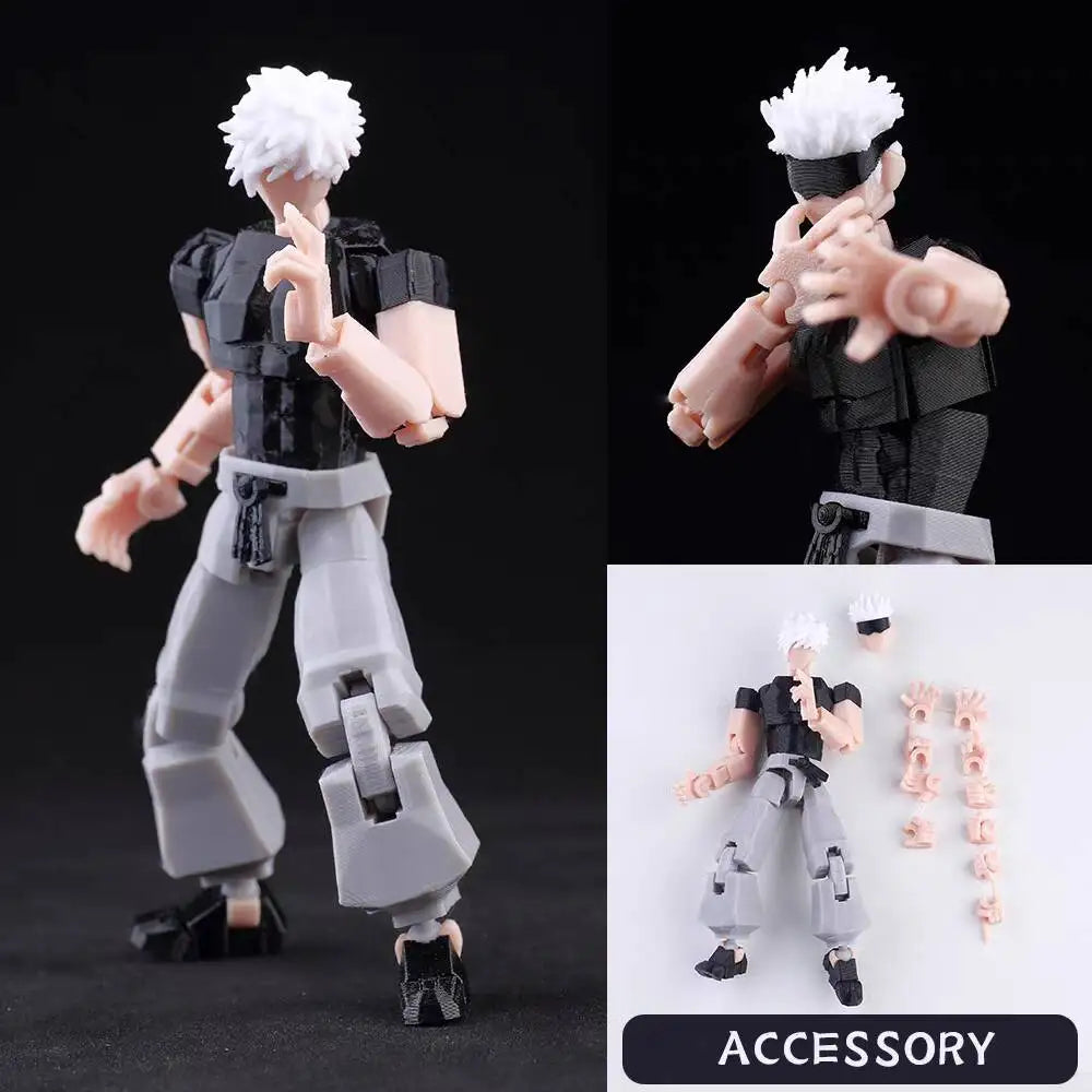 9l3d Lucky13 Gojo Sukuna Jujutsu Fushiguro Toji Gojo Satoru Action Figure Dummy13 T13 Multi-Jointed Collectible Titan13 Toys