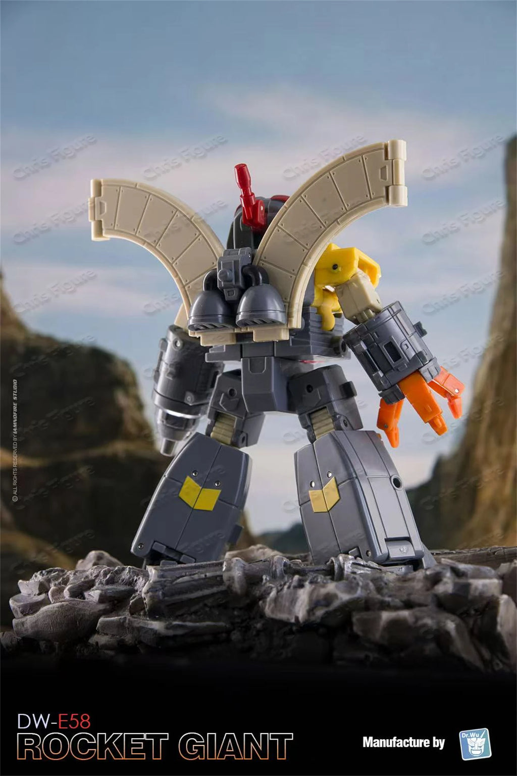 【In Stock】Dr.Wu Transformation DW-E58 SP Rocket Giant Omega Mini Action Figure Collectible Robot Toy With Box