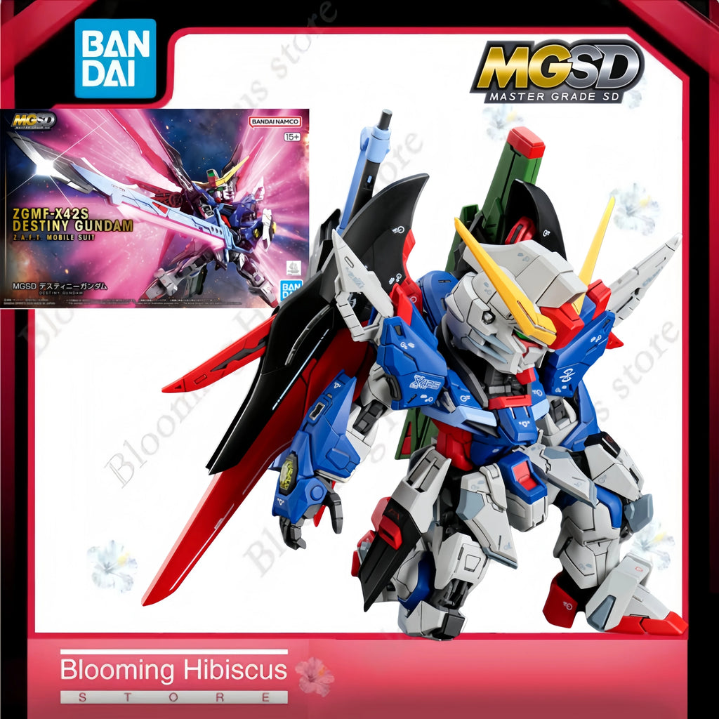 2026 New Bandai MGSD Destiny Gundam (ZGMF-X42S) Anime Original Toys Model Kit Action Figure Q-style Gundam Collectible In Stock