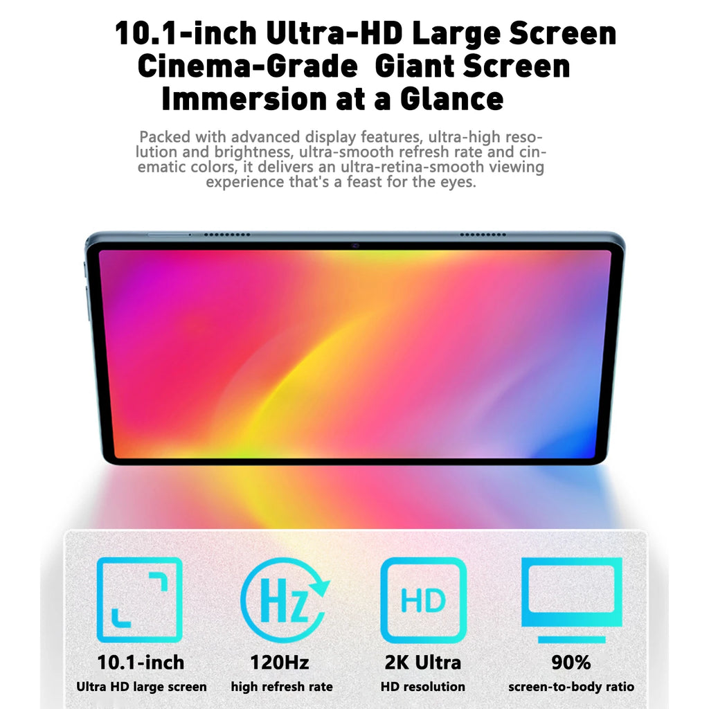 Нов, горещо продаван таблет S25 Pro 10.1 инча, 4K, цял екран, 16GB, 1TB, Snapdragon 8 Gen2, Android 14 Global Edition