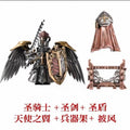 European Crusades Order Of Knights Moc Knights Templar Delicate Metal Magnetic Bricks Toys Copper Material Figure Toys Gifts