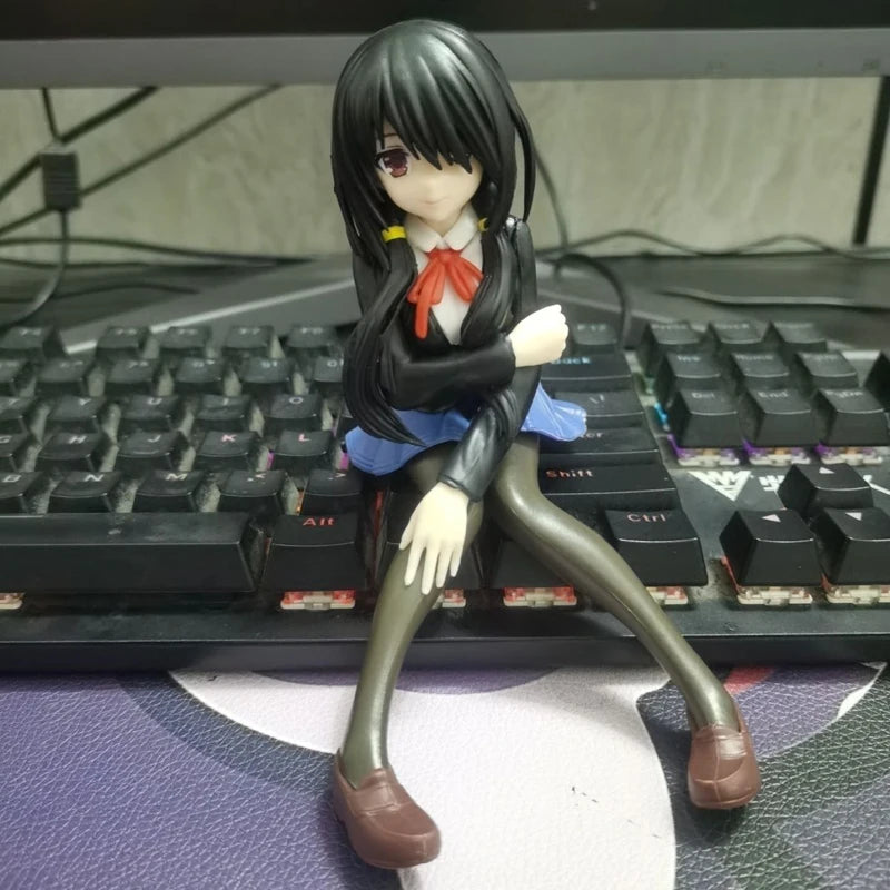 24cm KDcolle Date A Live Kurumi Tokisaki Anime Figure Date A Bullet Yatogami Tohka Bunny Girl Action Figure Adult Model Doll Toy