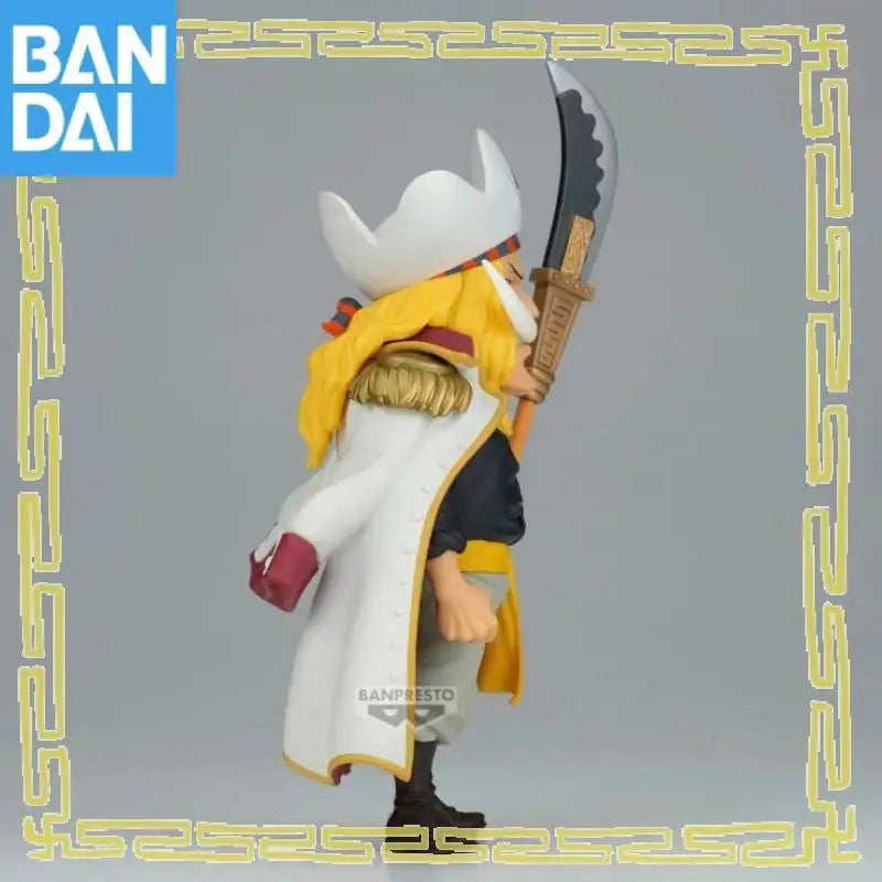 Genuine Bandai Namco Banpresto One Piece Edward Newgate Super Wcf Q Version Pvc Figure Model Collector Desktop Ornament Toy Gift