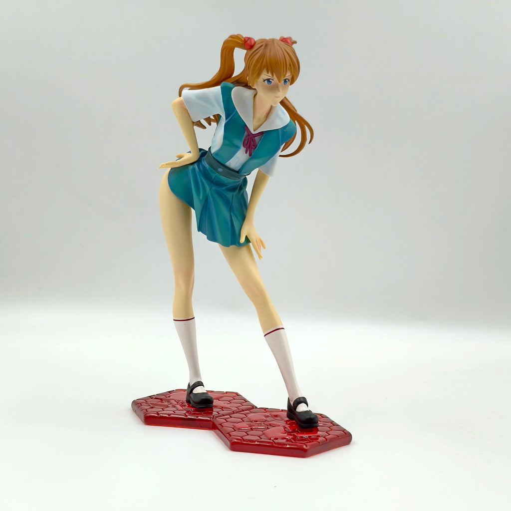 20cm 7.8 inch Anime Asuka Langley Soryu Action Figures Pvc Statue Desktop Ornamen Collection Statue Model Decoration Room Desk T