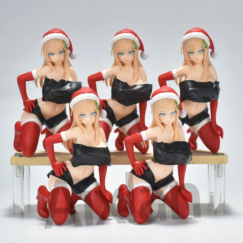 Aixlan NSFW Insight Figur Carol Lu Nikukan Sexy Mädchen Weihnachtsgeschenk 12cm PVC Actionfigur Spielzeugsammlung Modellpuppe