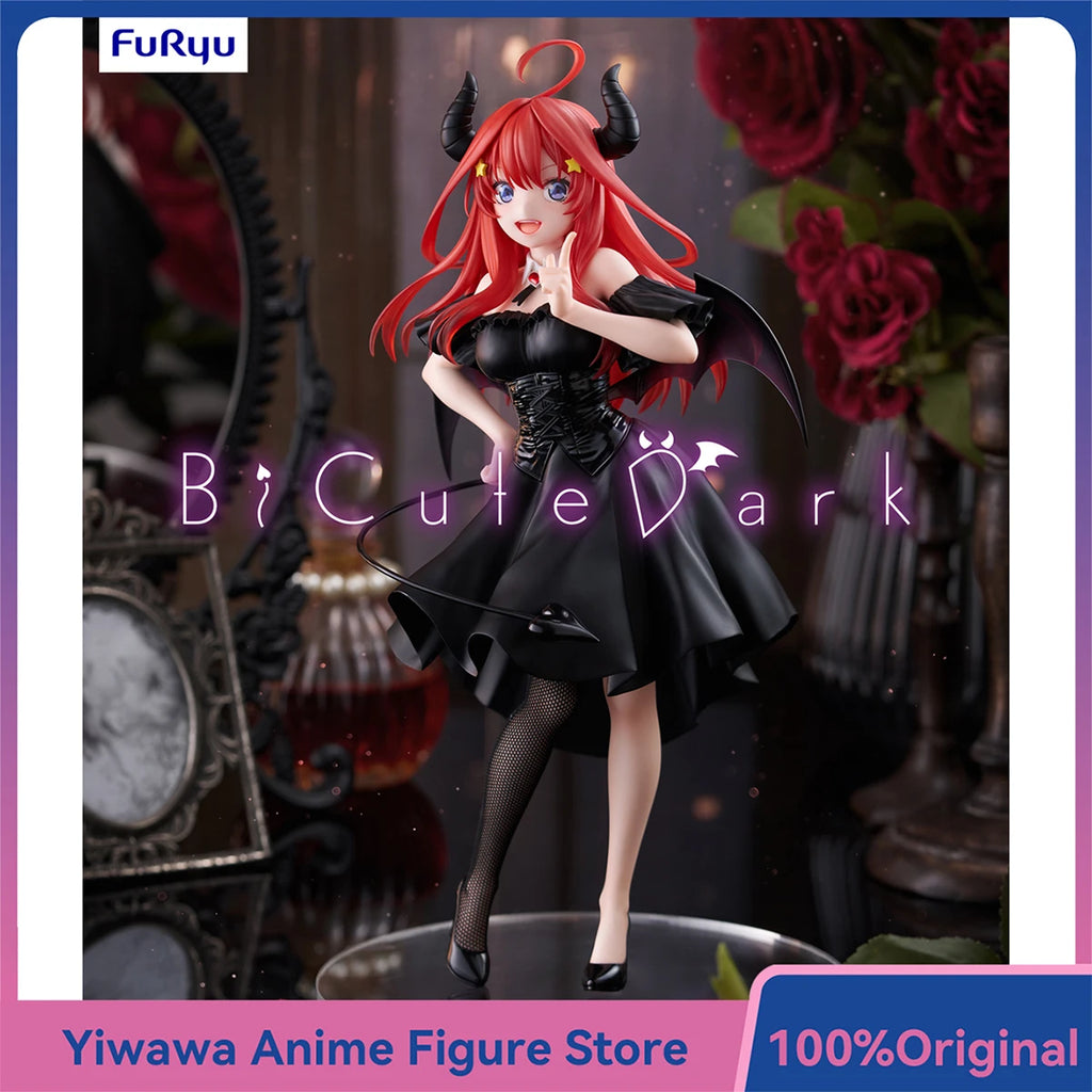 Newest FuRyu BiCute Dark Nakano Itsuki Anime Figures The Quintessential Quintuplets Bishoujo Ornaments Fine Collectible Toys