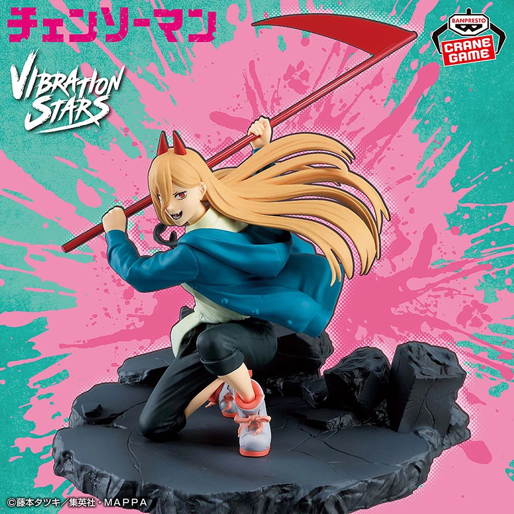 100% Original in Stock Bandai Spirits Vibration Stars Chainsaw Man Power Model Decoration Collection Series Anime Figure