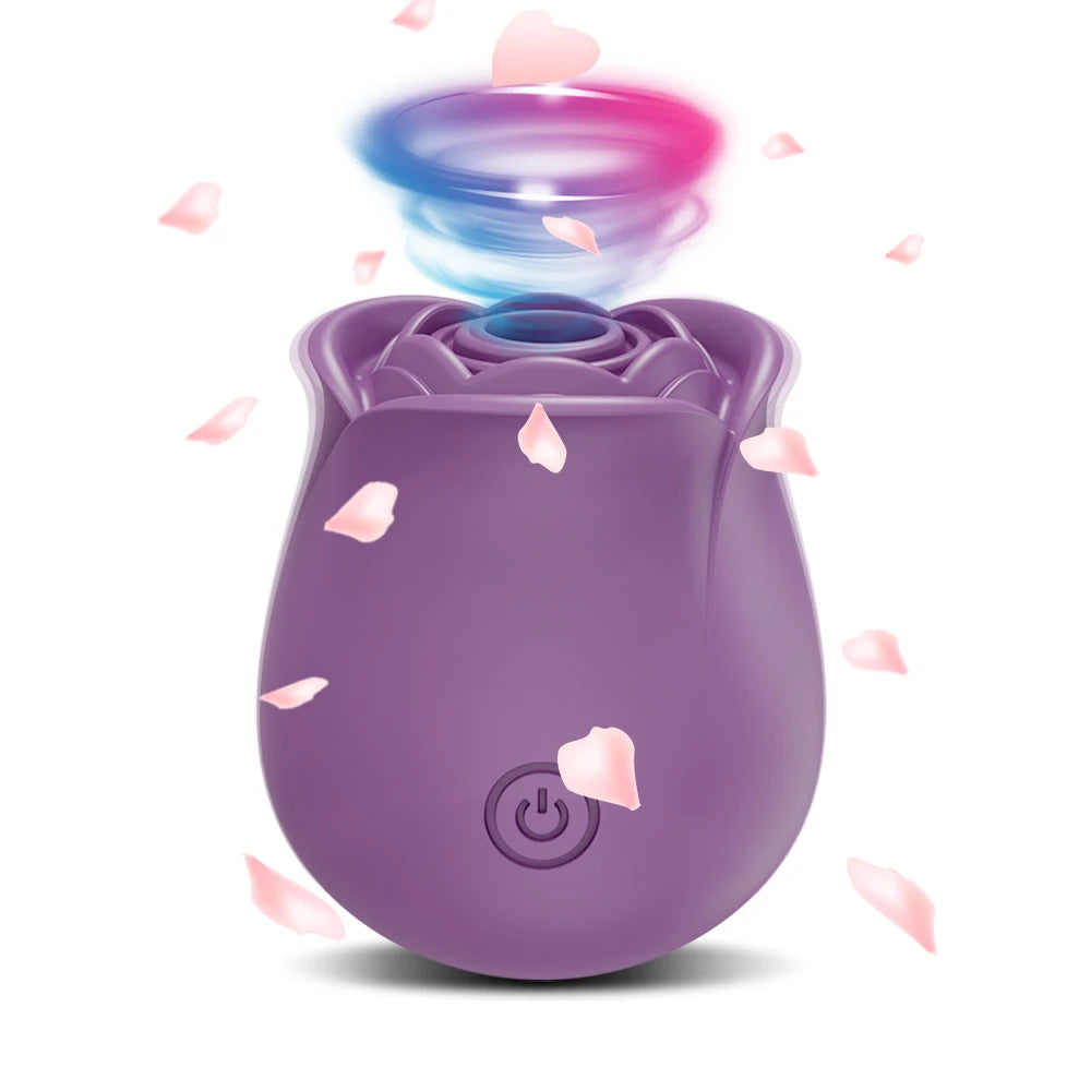 Rose-Sucking Vibrator Nippel Klitoris Stimulator Zunge Lecken Vibration Masturbation Werkzeuge Frauen Sex Spielzeug Für Erwachsene Vibrator 18