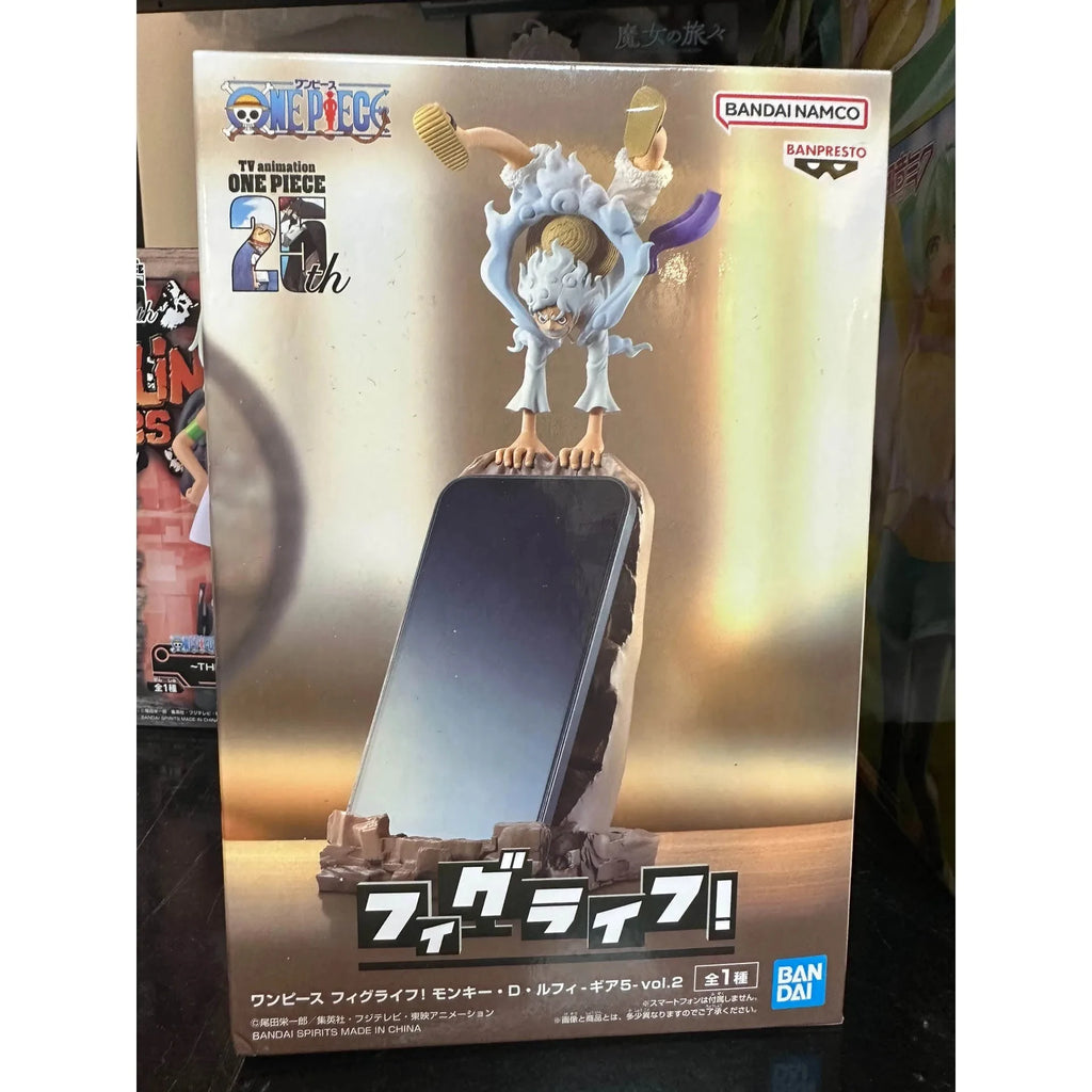 100 % auf Lager Original Banpresto Fig Life Gear 5 Monkey D. Luffy Figur Anime One Piece Modell Original Boxed Toy