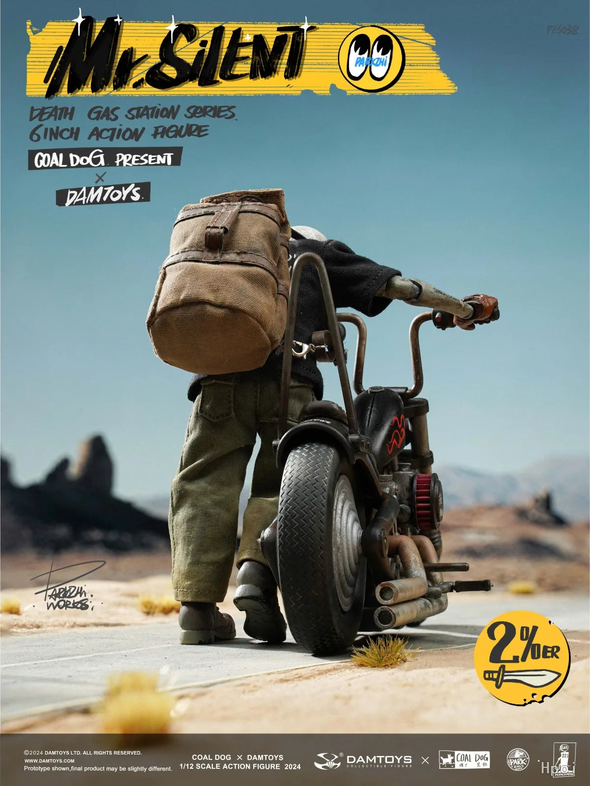 【Original】Coal Dog DAMTOYS PES038 PES040 Death Gas Station Series Mr.silent 1/12 Scale Action Figure Model Toy