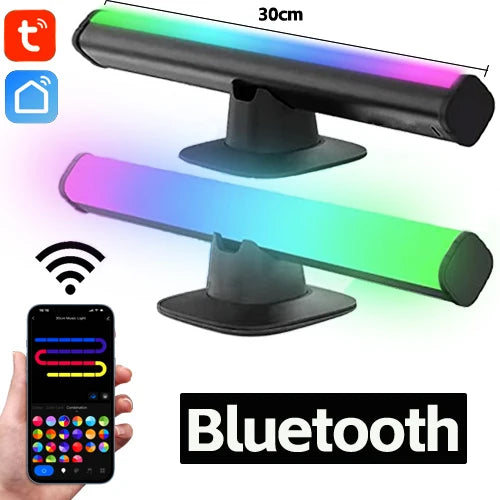 Desktop RGB Computer Monitor Light Bar Music Rhythm LED Holiday Atmosphere Decoration LIght E-sports TV Background Wall Lighting