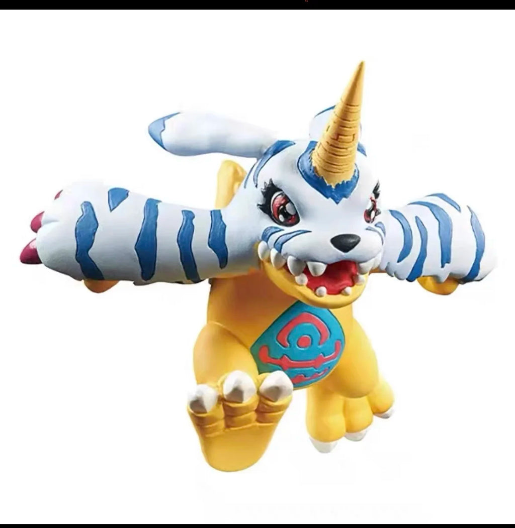 In Stock Bandai Megahouse DATA Anime Digimon Gabumon Tailmon Agumon Original Figure Model Collectible Decoration Ornament Gift