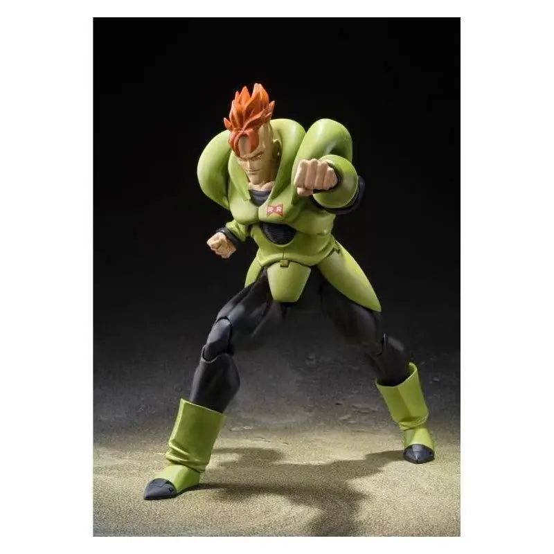 Original Bandai SHFiguarts SDCC Dragon Ball ANDROID 16 In Stock Anime Action Collection Figures Model Toys
